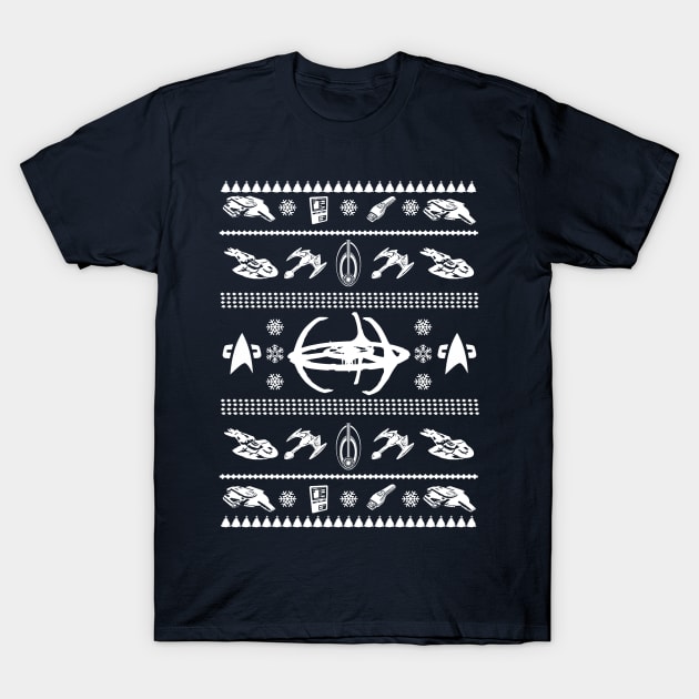 DS9 Christmas T-Shirt by bingpot